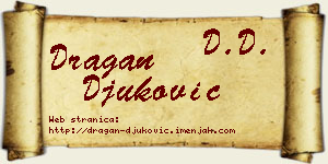 Dragan Đuković vizit kartica